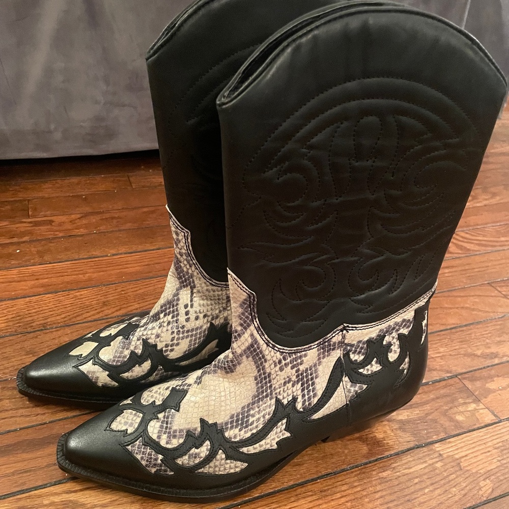 Mango Cowboy Boots